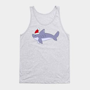 Santa Hat Shark Tank Top